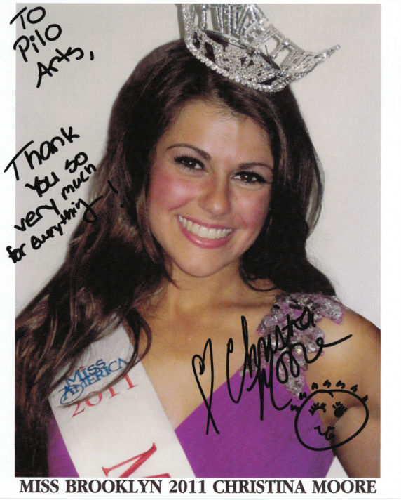 Pilo Arts Celebrity Client - Christina Moore - Miss Brooklyn 2011