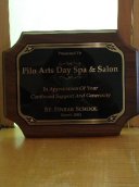 Pilo Arts Day Spa & Salon Award - Saint Finbar School