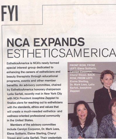 Pilo Arts Day Spa & Salon featured in American Salon Magazine Article - NCA Expands Esthetics America