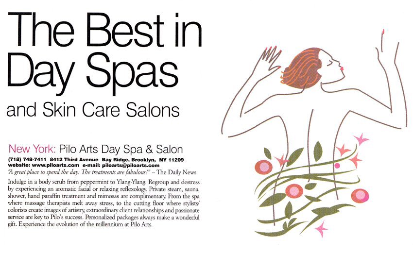 Pilo Arts Day Spa & Salon featured in W Magazine - The Best In Day Spas